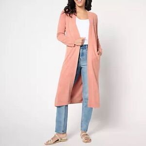 Barefoot Dreams Cozychic Ultra Lite Everything Cardigan Women's Small New